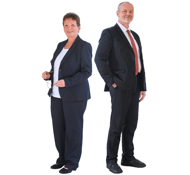 Dr. Steffi Miroslau und Dr. Jörg Mocek, GLG-Geschäftsführung
